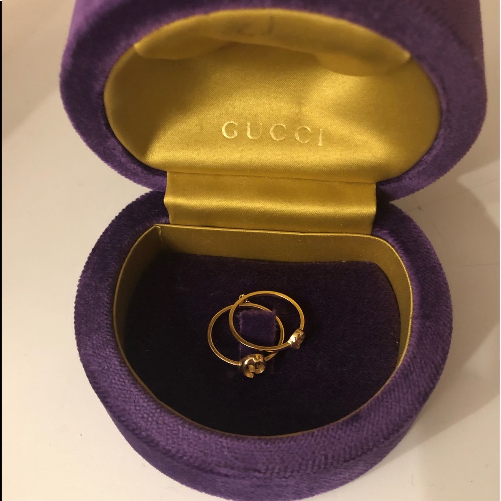 Authentic Gucci 18k YG rings